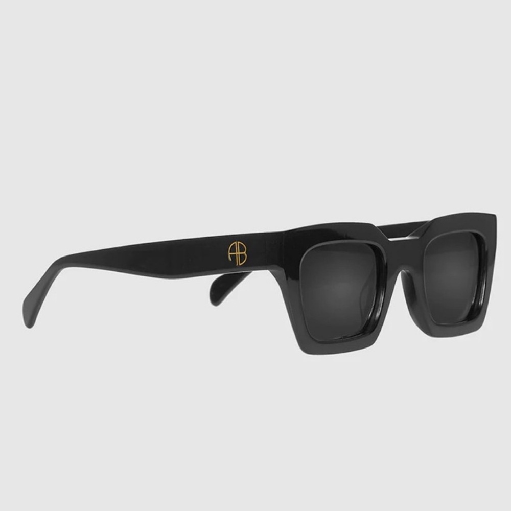 ANINE BING Indio Black Sunglasses